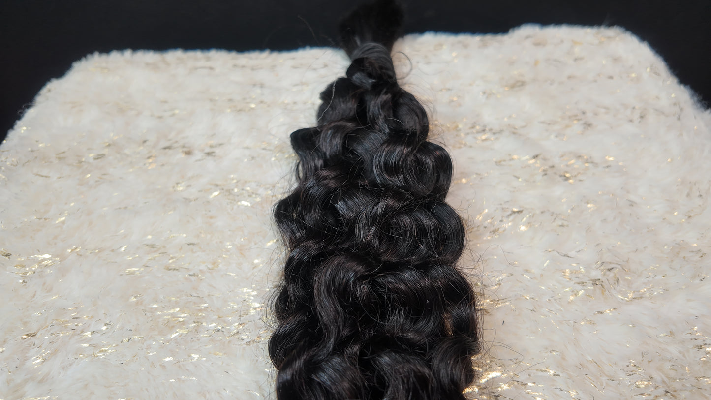 Virgin Loose Deep Curly Bulk (Human Hair)