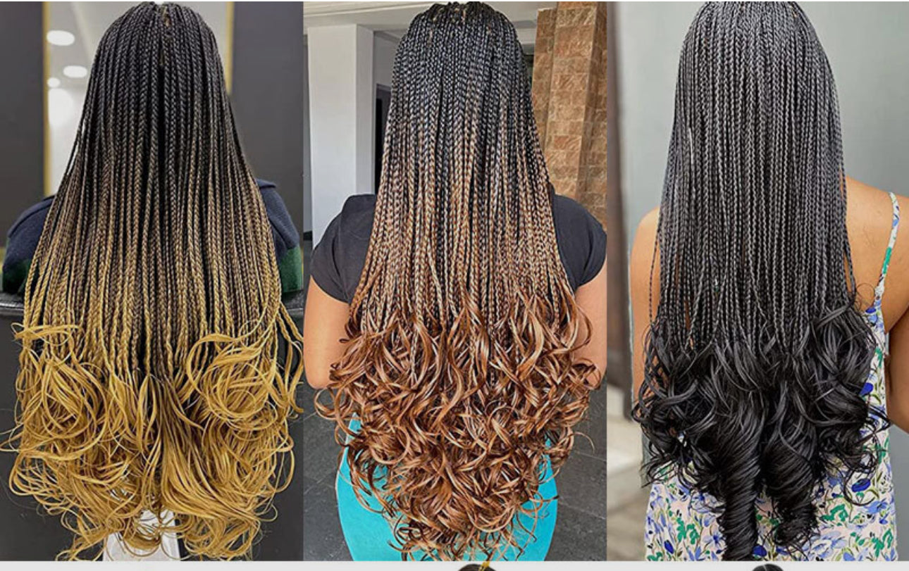 French Curl Braiding Hair